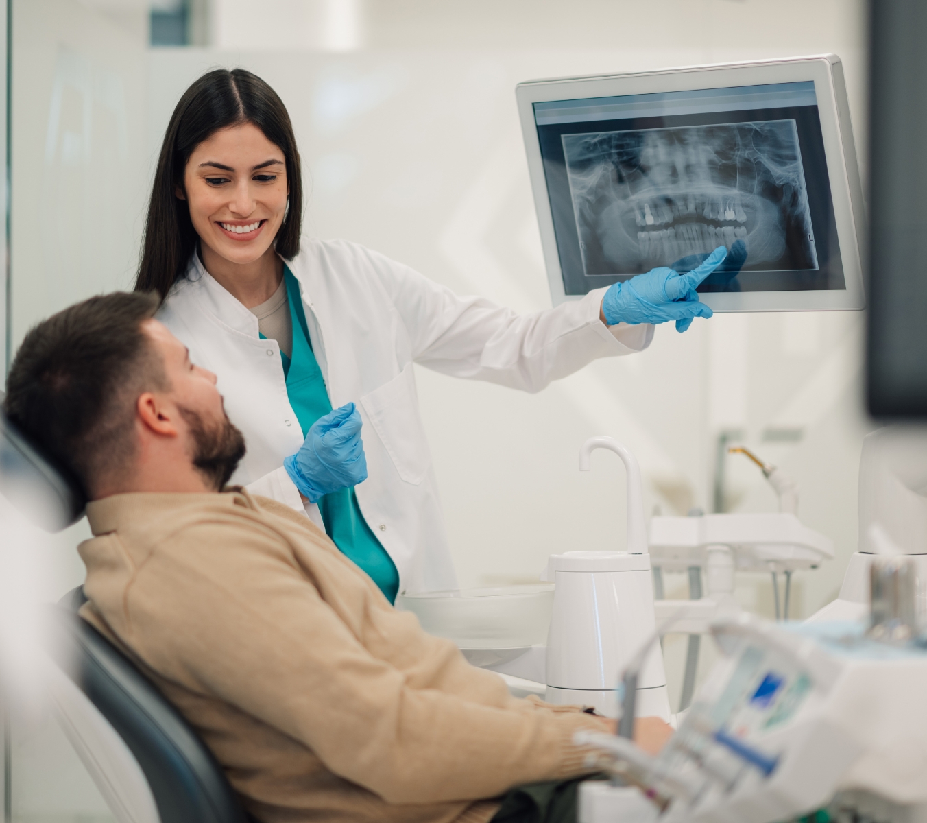 What happens during a dental emergency appointment?